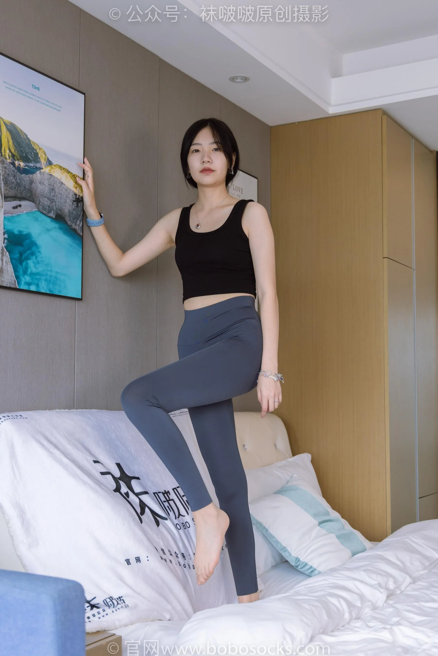[BoBoSocks袜啵啵]NO.212 小甜豆-运动鞋、肉丝、瑜伽裤裤里丝[23] [53P]插图3
